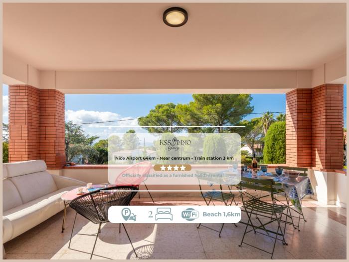 Appt 4 étoiles -2 chambres - Piscine - wifi - clim