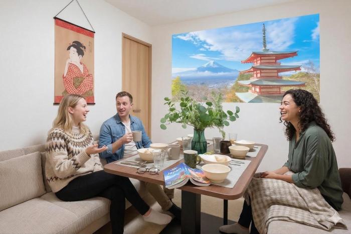 Tsudoi 集 - 5 Bed Rooms, 11 PAX, 2 Bathrooms, 1hr to KIX, 30min to Namba, 2-bldg Connecting House, Self-check-in Property, Quiet Neighborhood Stay, Perfect for Families & Business Guests, Extended Stay Perks