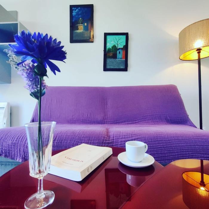 Studio with balcony beach 100m away