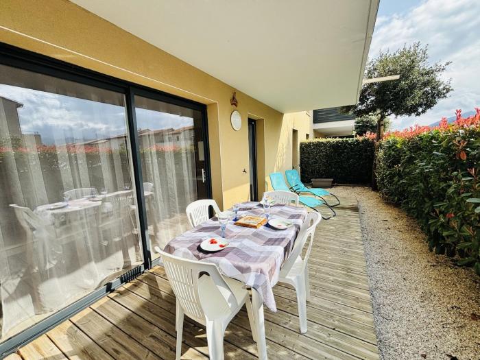 Appartement moderne, jardin privé, 6 pers. - FR-1-309-560