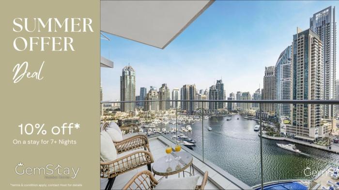 Beautiful Marina Skyline Serenity Spacious n Bright