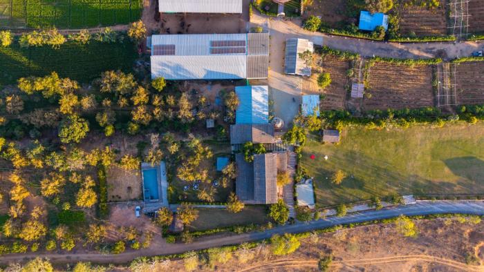 Alaya Stays Krishna Serenity Villa Pet-friendly 7-BHK Farmhouse with Pool, Gazebo and Garden