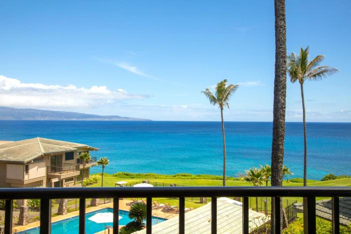 Kapalua Bay Villas 4 Free Rental Cars KBM Resorts Panoramic Ocean Views 4 Units 5 Bedrooms ML-2053