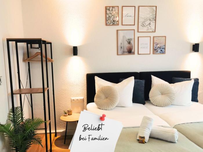 Newman Horizon Apartments Zirndorf - Playmobil Funpark, Nähe Messe Nürnberg und Fürth, 4 Pers, 24h Self Checkin, Waschmaschine, großer Parkplatz