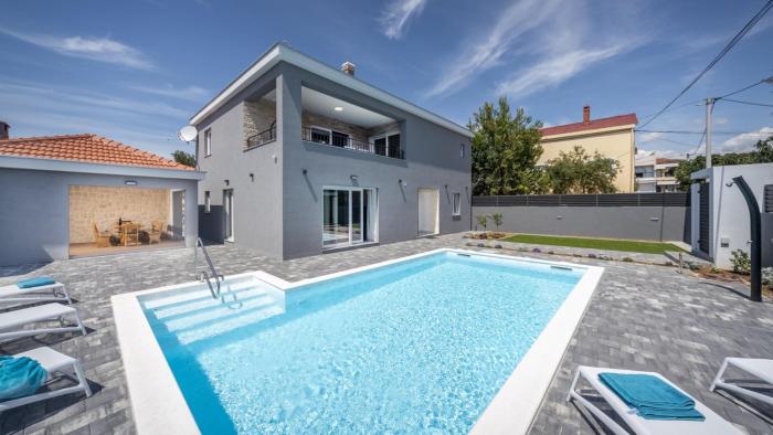 Modern villa Danica with pool in Zadar