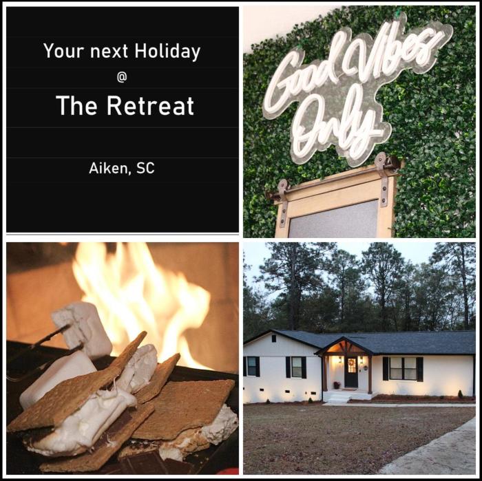 NEW Aiken Retreat I Firepit I Hot Tub I Near Dtwn