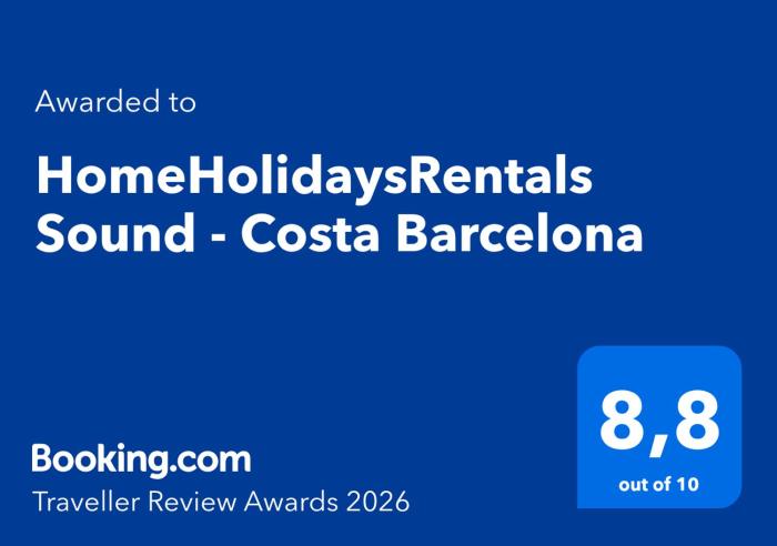 HomeHolidaysRentals Sound - Costa Barcelona