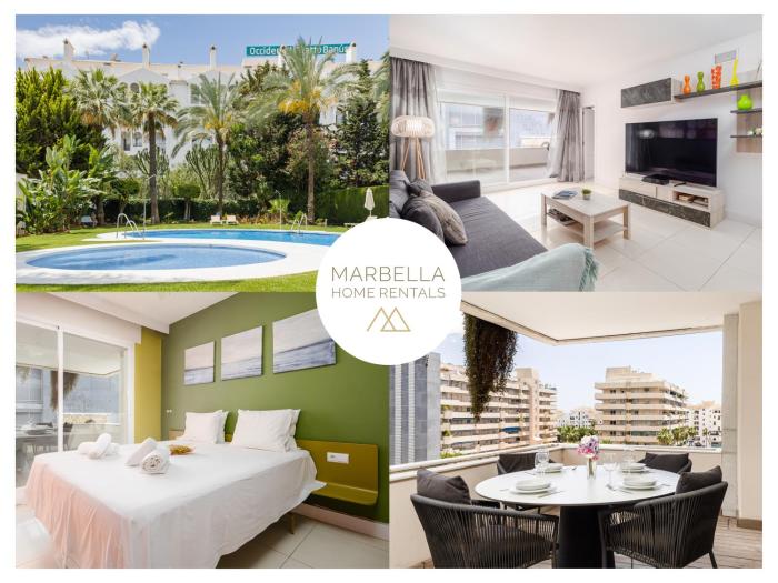 MARBELLA HOME RENTALS - Edificio Tembo, Puerto Banus, 2BR, parking & pool