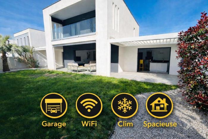 villa moderne spacieuse garage