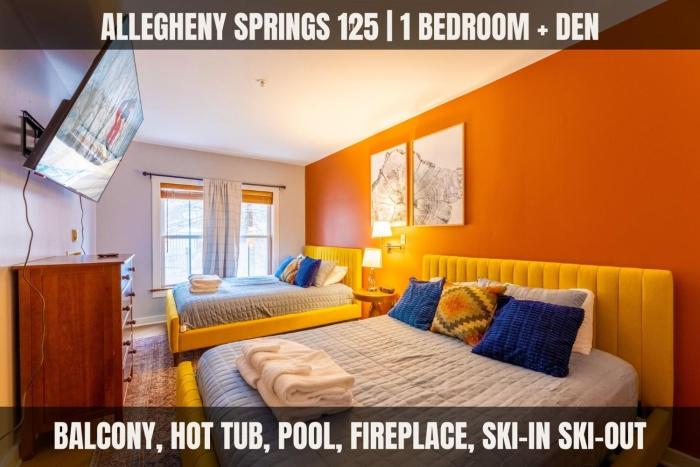 Lux Stay USA Pool view Hearthstone Ski-inOut, AS125 1BRDen