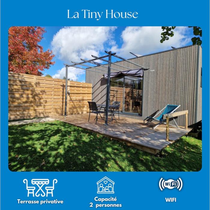 Tiny House, 12mn du Parc, Terrasse & Clim