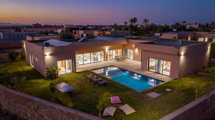 Luxury Villa With Pool, Hammam, Terraces & Gardens 30 Minutes from Agadir, Familly Only