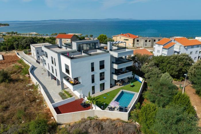 Apartment Robell Zaton privater Garten beheizter Pool Strandnähe