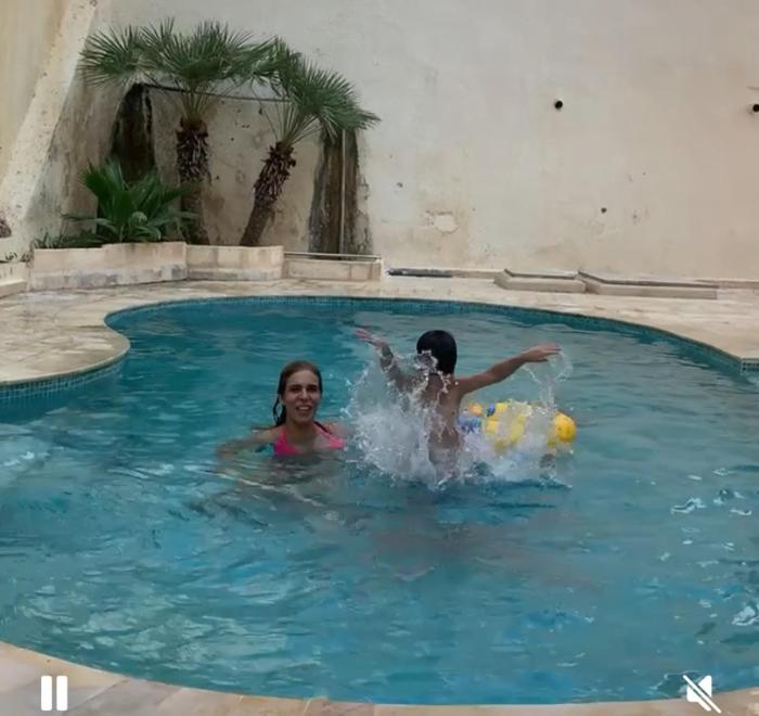 Le château avec piscine