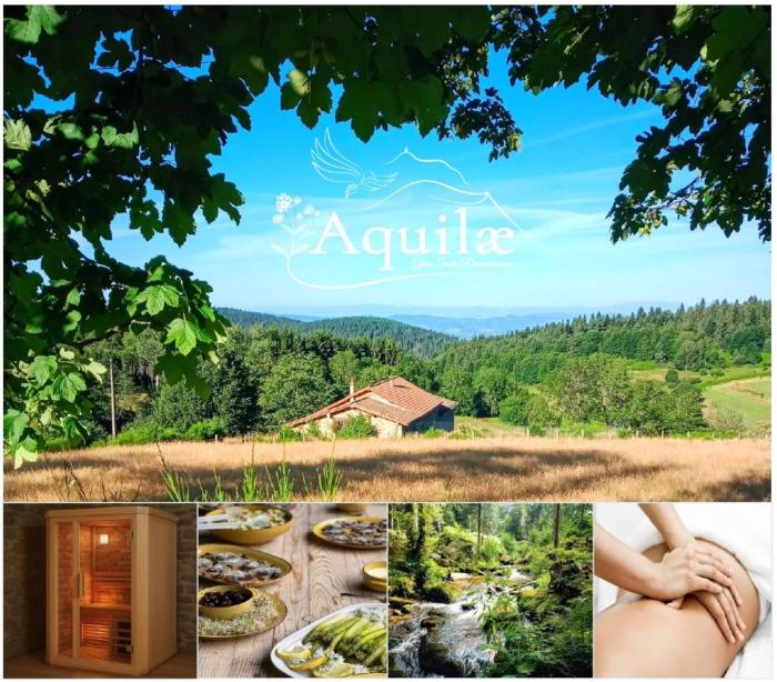 Gîte Aquilæ - Nature, sauna & bain nordique privatifs