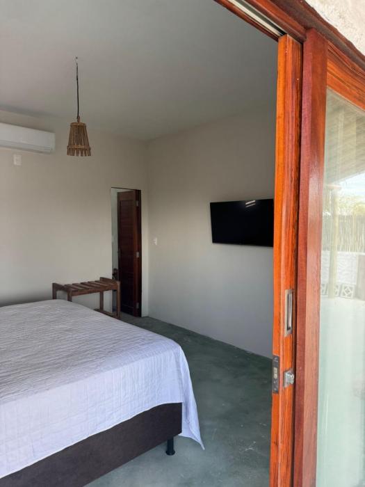 Chalé Pé na areia