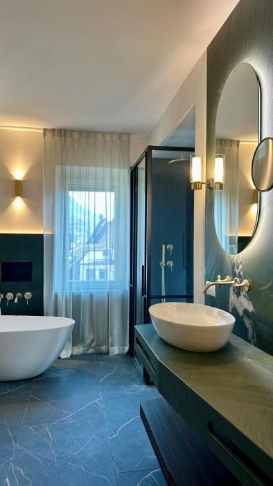 VILLAREJA - Panorama Penthouse Suite mit Blick auf die Dolomiten