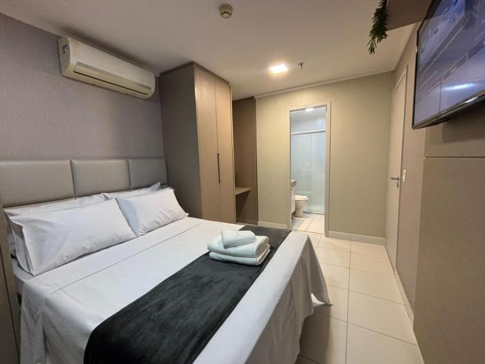 1Q com Ar, Office, Cozinha, Vaga - Próx MOTO GP