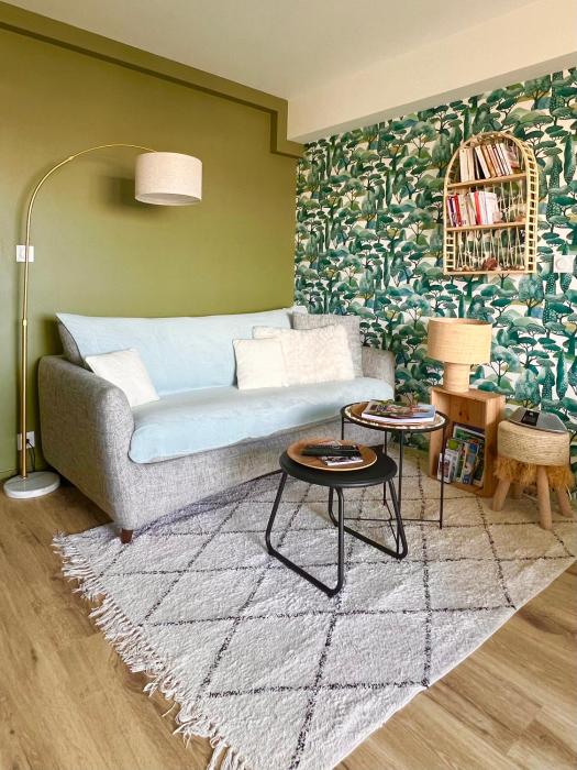 Joli 3 pieces lumineux, vue dégagée, balcon et parking