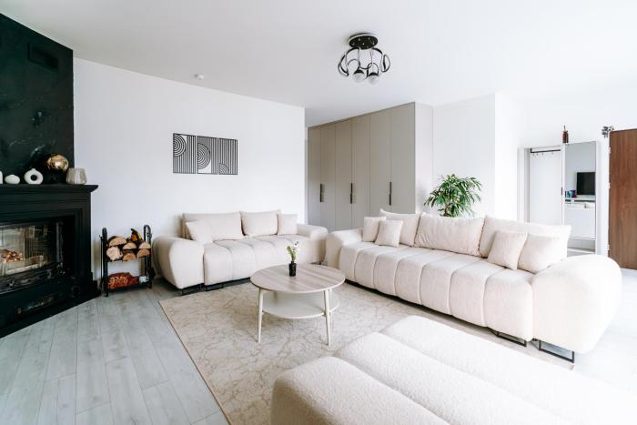 Apartament PREMIUM z ruską banią, kominkiem i oranżerią w centrum
