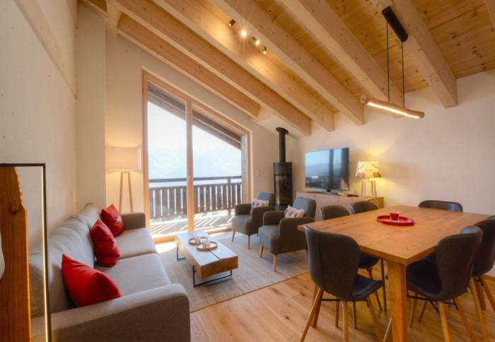 Gypaete 51 proche du centre a Anzere avec vue sur les Alpes