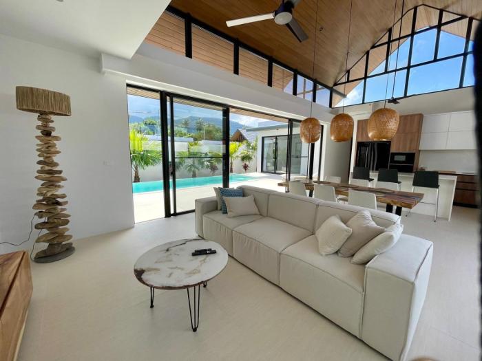 Private Luxury Pool Villa 300m to Ban Tai Beach