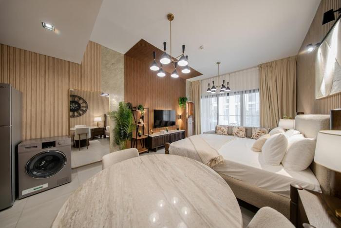 Charming Apartment with Balcony in Al Mamsha CB5-1-SN3-120-st