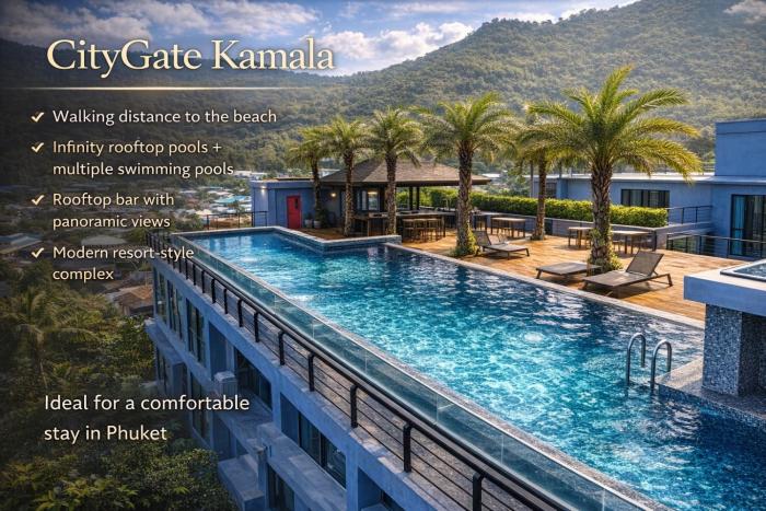 Suite Zenith 1BRRooftop Pool BarCitygate Kamala