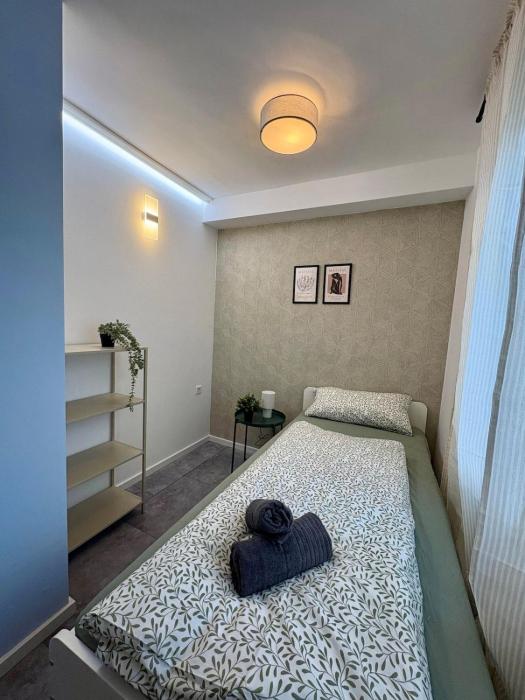 modernes 1 Zimmerapartment 5 für Monteure&Handwerker mit Wlan