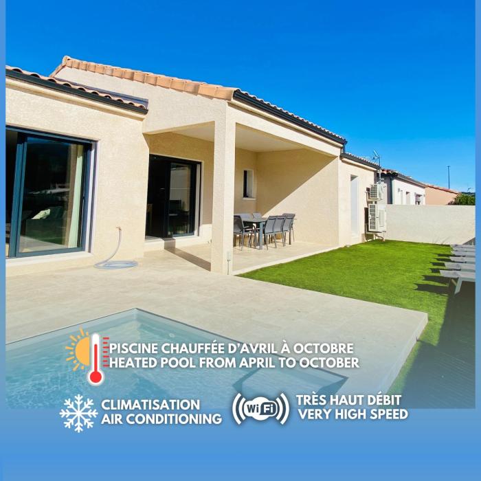 Casa Amarante - Piscine privée chauffée - Climatisation - WIFI