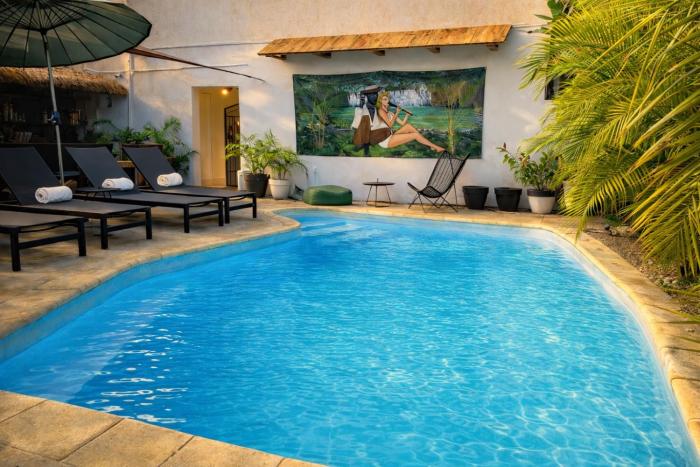 Sous le Badamier Quiet Boutique Hotel with Pool near Grand Baie