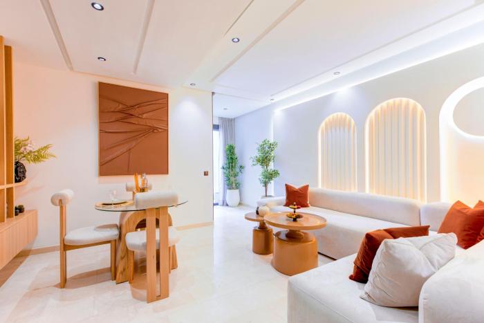 Stylish 1 Bedroom Apartment Casablanca Les Princesses Balcony Netflix Parking- Othm 2