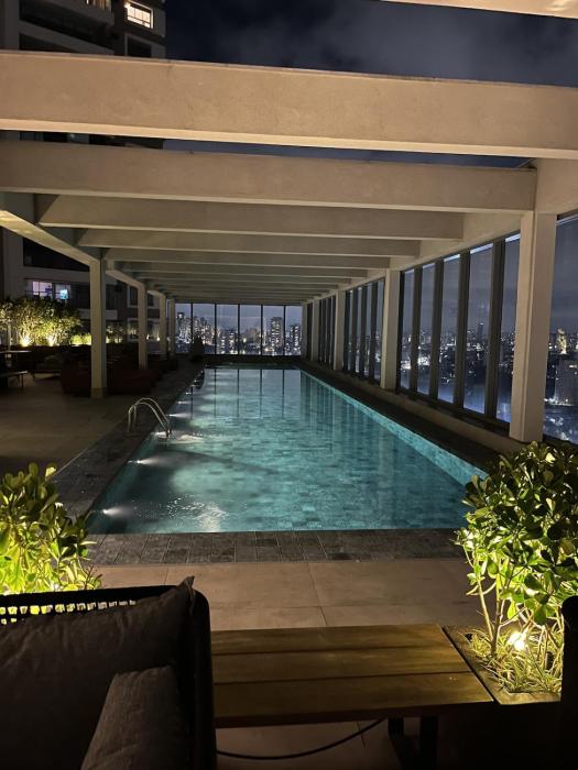 Studio 11ºandar, novo, completo, piscina rooftop e academia
