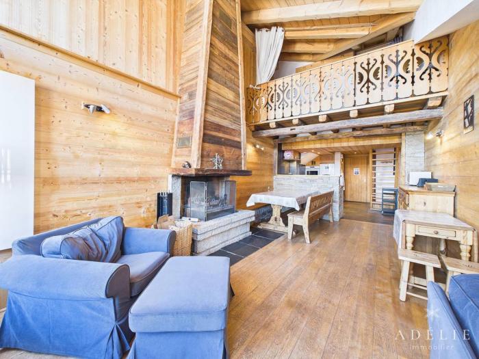 Appartement 4 pièces, centre station, 8-10 personnes, cheminée, WIFI - FR-1-398-640