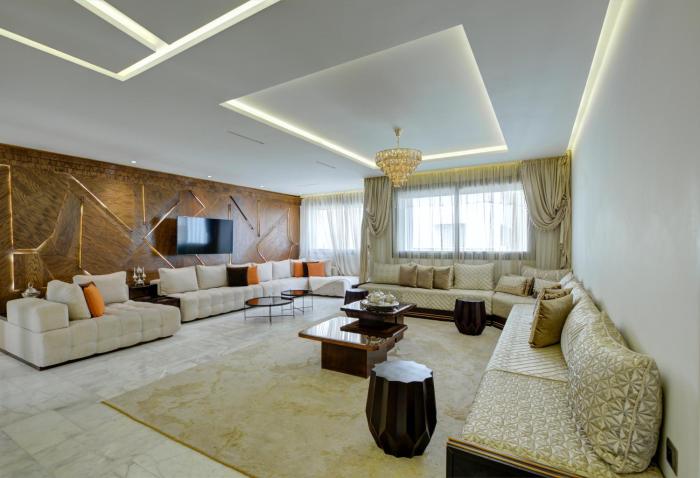 Upscale Apartment Fes Prestigious Champs de Course Area Terrace Parking 3 Bedrooms - Cam