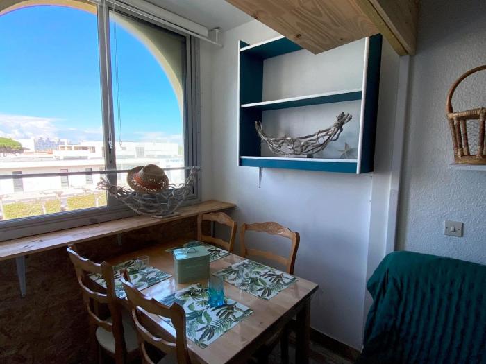 Studio Cabine à Port Leucate, Animaux Admis, Parking, 4 Pers. - FR-1-798-63