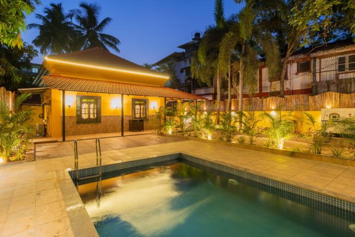 Alaya Stays Casa do Mar Heritage Portuguese 4 BHK Villa Near Calangute Beach With Private Pool