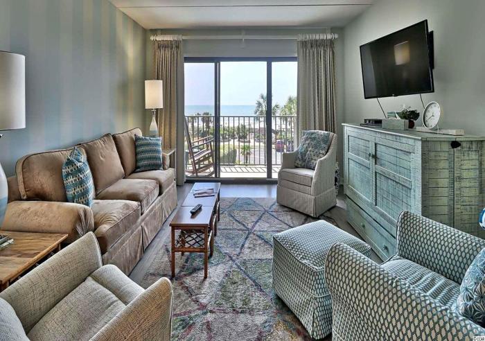 Cabana One Unit 302 - 3rd Floor Oceanfront Condo - Sleeps 6! 2 bed, 2 bath