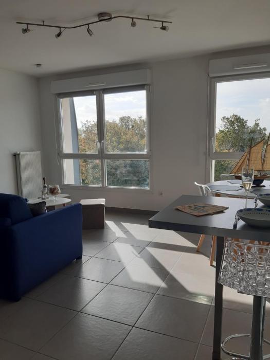 Charmant studio vue dunes à 400m de la plage