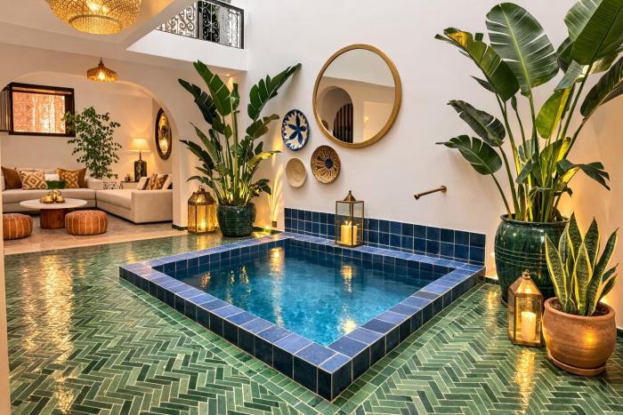 Riad Kechmya privatisé - 5 suites, au cœur de la Médina de Marrakech