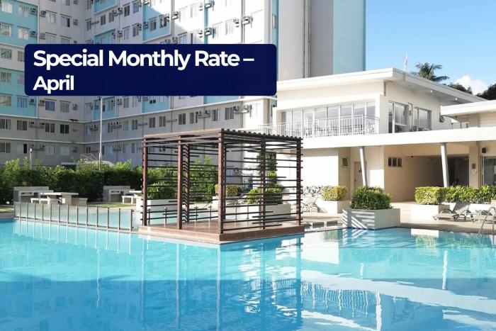 Dumaguete Mountain View Marina Studio - 300Mbps WiFi, Pool, Gym,Central