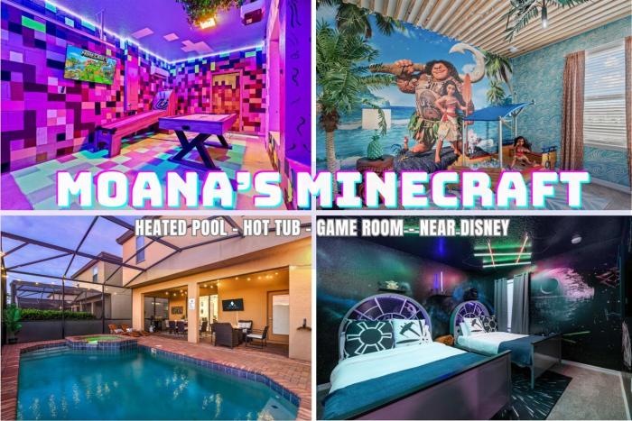 Disney Getaway w Pool & Hot Tub Game Room, BBQ