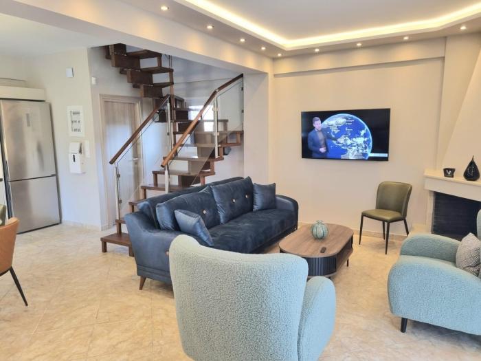 Seaside Luxury Villa-Maisonette Makinia 135sqm , 15 Nafpaktos