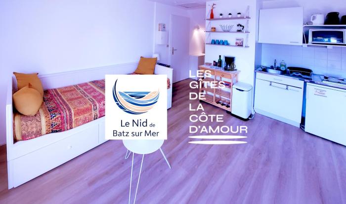 LE NID DE BATZ SUR MER-Studio-Les Gîtes de la Côte dAmour