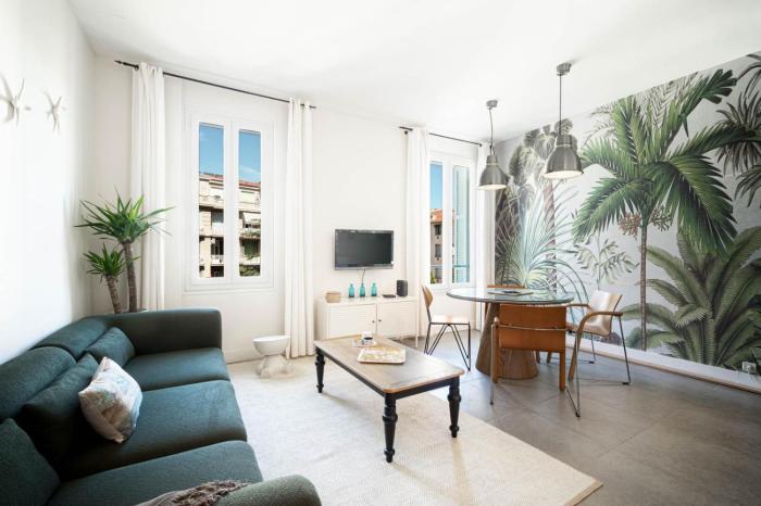 Appartement 2 Chambres climatisées au Carré d Or Nice à 5 min des Plages et de la Promenade des Anglais dans un environnement Calme