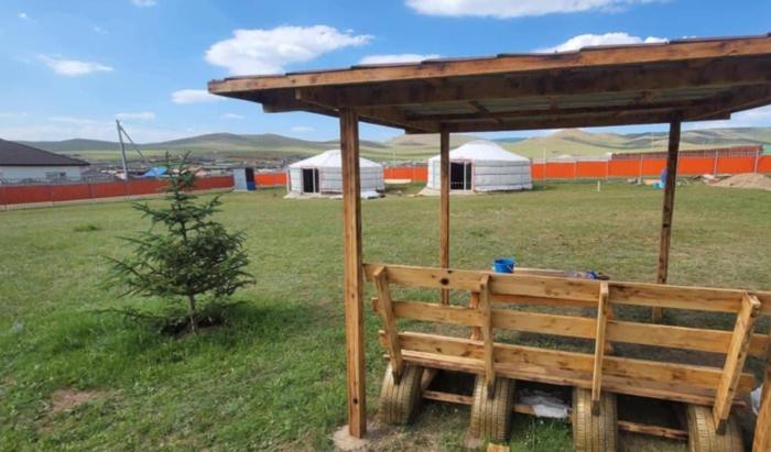 Two yurts healing camp