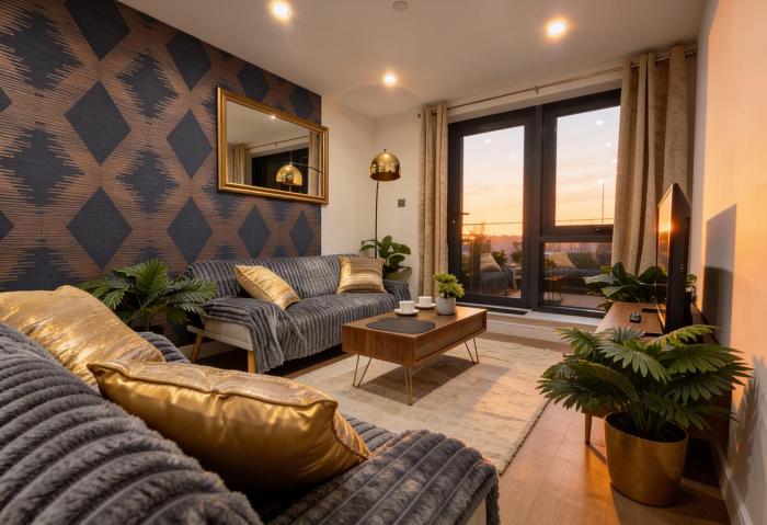 LUX 2Bed 2Bath Apartment with Terrace City Center