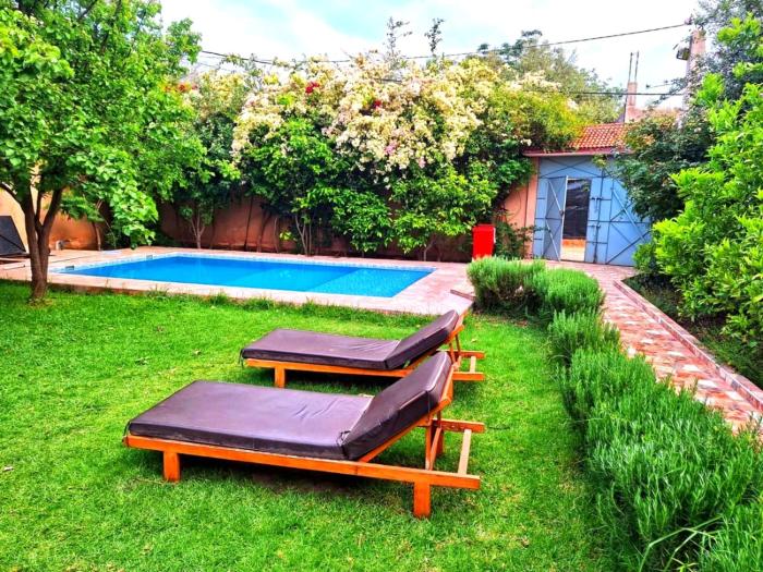 Villa Évasion avec piscine sans vis-à-vis à 35 min de Marrakech