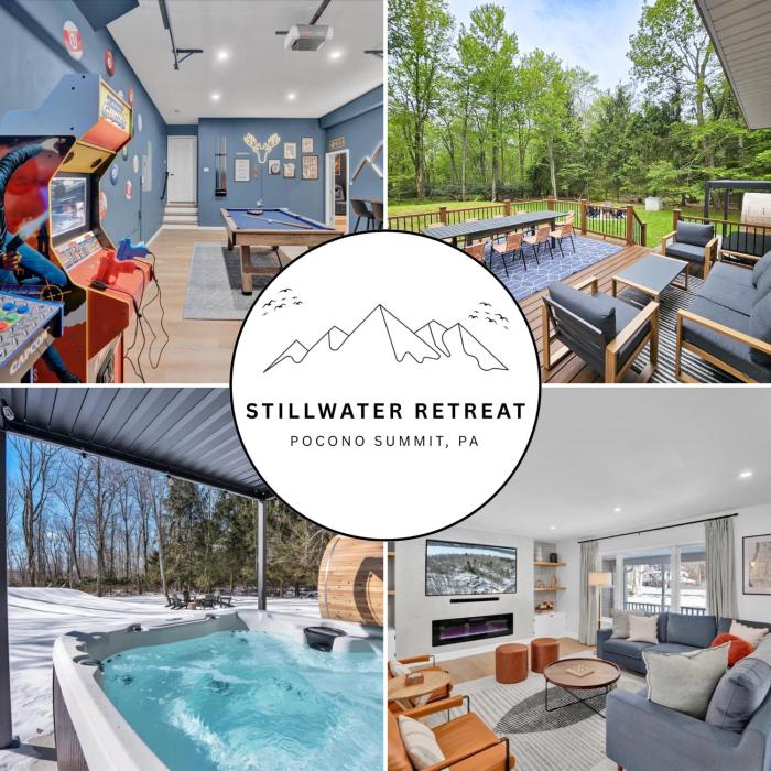 Pocono Oasis - Private Cinema, Sauna and Hot Tub