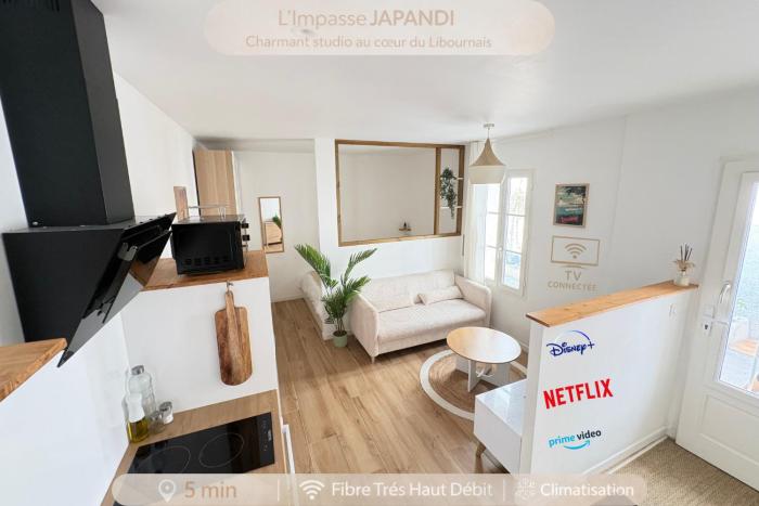 Le Japandi Maison confortable et calme à Libourne